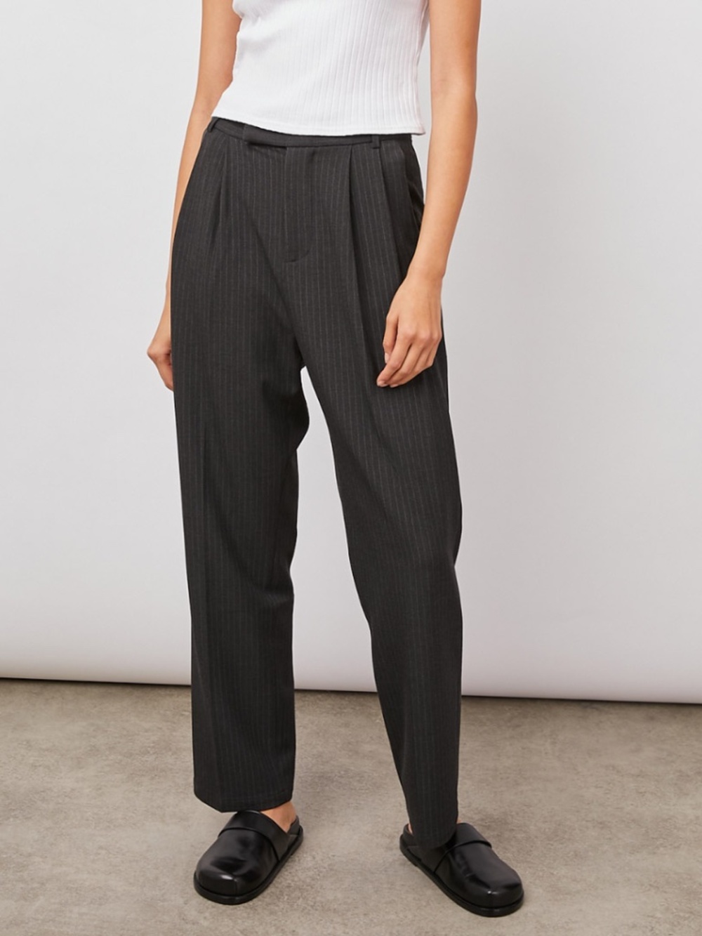 Rails Tay Pant Charcoal Straight Leg Women’s Large NWT